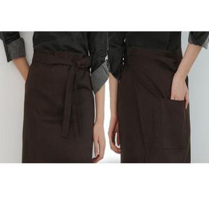 주방앞치마 쉐프 롱 주방 그린 공예 바리스타 앞치마