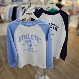 오후키즈 sh06 싱글 스포티 긴팔티 OHLA25S01