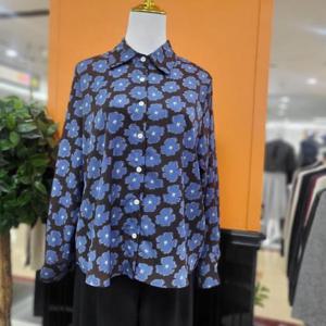 파파야 DP01 꽃나염 블라우스 PNPRBL007A