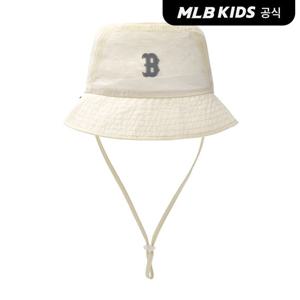 [MLB키즈 공식] 25SS 힙 아웃도어 홑겹 버킷햇 BOS (Cream) 7AHTR0453-43CRS