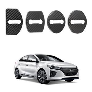 아이오닉 도어스트라이커 커버 카본 도어체커