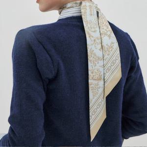 [헤지스] [뜨왈드주이  블루 쁘띠 실크 스카프 [ HISC5E352B1]