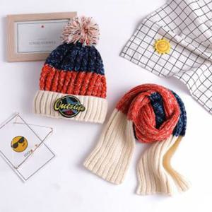 니트모자 방한 니트 털모자 목도리 세트 아동 쥬니어용 DH1251