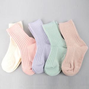 유아봄양말 기본 골지 양말 5족 세트 아기 유아 아동 미끄럼방지