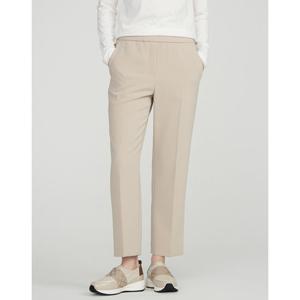 닥스 여성 25SS 베이지 스트레치 슬림 일자핏 밴딩 슬랙스 팬츠 DLPA5AE15I2