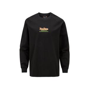 [미즈노(스포츠)]심플한 긴팔 면 티셔츠 블랙 LONG SLEEVE T-SHIRTS 32YA405009
