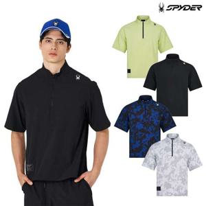 [스파이더] 남성 시어서커 반팔 아노락 SPKMCNRS304M