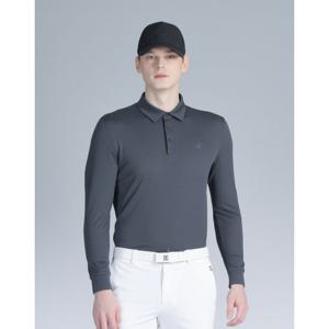 닥스 골프 25SS BEST 차콜그레이 스윙 냉감 긴팔 카라 티셔츠 DGTS5B311CG