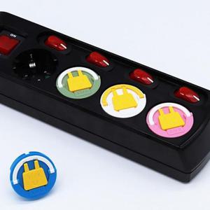 러그박스 콘센트 안전커버 1팩 (4개입) (LUG-4PCS) 유아 안전용품