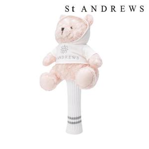 세인트앤드류스  (831D1CVA01PK) 공용 별 심볼 후드 테디베어 드라이버 커버