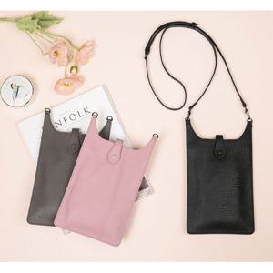 DKMI16 가죽 크로스백 여행 핸드폰 캐주얼 숄더 미니