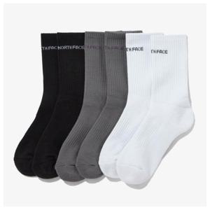 [노스페이스]노스페이스양말 KQF NY4MN56J 심플 미드 삭스 3P