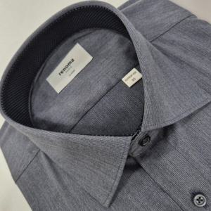 [레노마셔츠]일반핏 /투톤 도비/정장 긴소매 와이셔츠 ROFSGP929