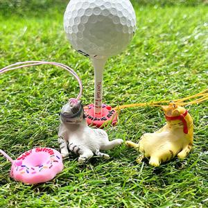 [턴트]만취냥 도넛링 골프티걸이 골프티꽂이 골프선물