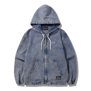 [지프]JQ1JKU701 인디고청 25년 남녀공용 데님 스트링 후드집업_