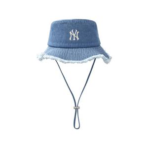 MLB  (3AHTD025N-50BLL) 공용 컬러 데님 사파리 버킷햇