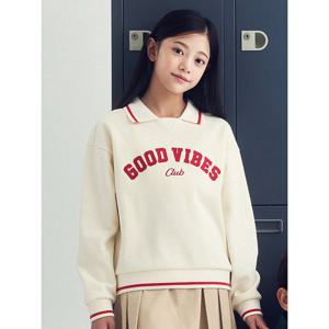 [탑텐키즈]여아) 피케 카라 스웨트셔츠 MKF1TR2202