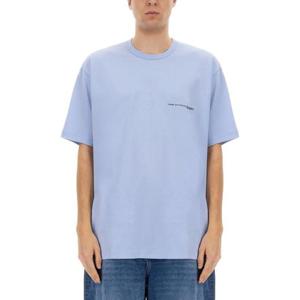 꼼데가르송 남성 연하늘 반팔 티셔츠 FOT023_1