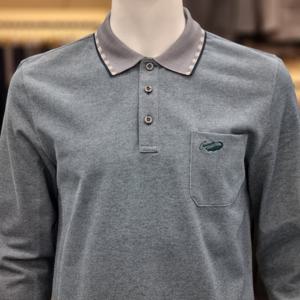 [크로커다일남성]봄신상 면혼방 요꼬에리 카라티셔츠CDAABTP1792