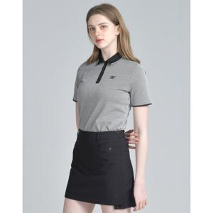 닥스 골프 여성 25SS 선물BEST 블랙 스트라이프 T에리 티셔츠 DNTS5B453BK