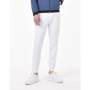 헤지스 골프 25SS 화이트 남성 어드밴스드 여름 반조거 팬츠 HUPA5B314OW