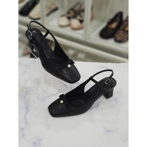 한슈 세이브존07 진주 슬링백 샌들힐 7cm HS836470ld