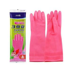 크린랩 고무장갑 솔리드 소형 1P 주방 설거지 장갑