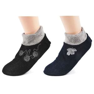 자수 기모 덧신 양말 겨울 어린이집 덧버선 실내화