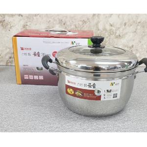 러브송 IH인덕션 스텐찜곰솥 26cm 스텐곰솥 주방곰솥 요리용곰솥 조리용곰솥 솥 스텐솥 요리용솥 조리용솥