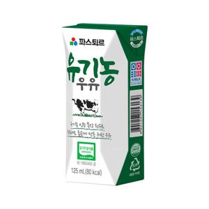 파스퇴르 유기농 우유 125ml x24개