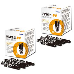 아이센스 케어센스N 시험지 100매 혈당 스트립 검사지 긴유효기간 당뇨 소모성 재료