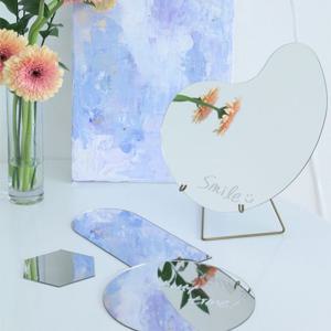 감성 아크릴 거울 미러 촬영 인테리어 소품 6type