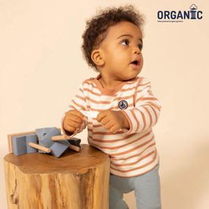 [쁘띠바또]쁘띠바또 베이비 오가닉 스트라이프 저지 티셔츠 (NTY41TR32F_CM)