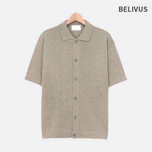 [빌리버스]빌리버스 남자 반팔 가디건 여름 카라 니트 BOP078