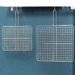 덕흥 스텐 사각 석쇠 손잡이 겹석쇠 그릴 불판 중 생선석쇠 고기석쇠 바베큐석쇠 불판 고기불판 석쇠그릴