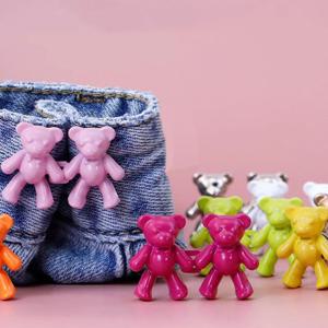 간편한 곰돌이 허리둘레 조절핀 허리수선 클립