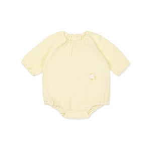 [오가닉맘]옐로우로그거즈칠부바디수트(MKSLQS06)