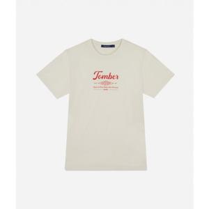 클라이드 여자 레터링 라운드 반팔 티셔츠 FOBTS713F