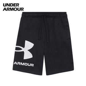 언더아머 여성 UA 빅로고 기모 트레이닝 반바지 블랙 1359065-001