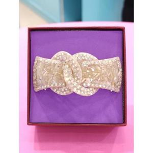 로뎀 세이브존05 프랑스 스와로브스키 리본 자동핀(아이보리)0 RRD24020065