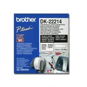 (브라더) DK-테이프 DK-22214 12X30.48mm 라벨용지 가격종이 가격라벨지 가격표기종이 가격표기라벨지 가격