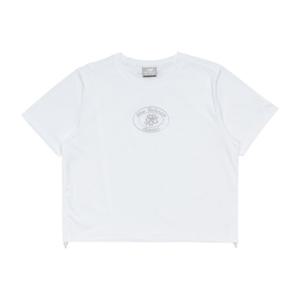 뉴발란스 WOMEN FROZEN 세미크롭 그래픽 반팔티셔츠 NBNEF3W612 10