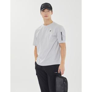 볼빅 남성 골프 매직홀 우븐믹스 라운드 반팔 티셔츠   VMTSP551