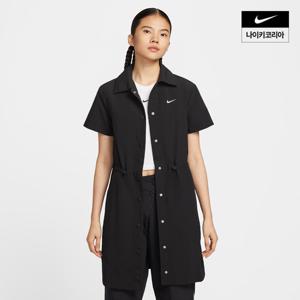 [나이키] 스포츠웨어 에브리씽 우븐 여성 반팔 미니 드레스 HJ1145-010