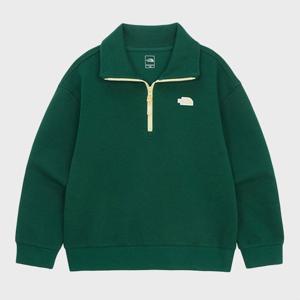 [노스페이스] 키즈 스쿨데이 하프집 NM5MR07U_GRE