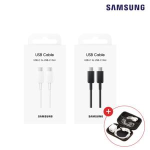 삼성 정품 25W USB타입 CtoC케이블 1M 초고속충전 C타입 고속충전기 데이터케이블 안드로이드오토 애플카플레이 호환 충전기 파우치 증정 EP-DA705 N