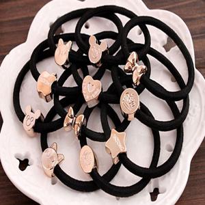 고탄력 데일리 머리끈 100ea 묶음세트 헤어끈