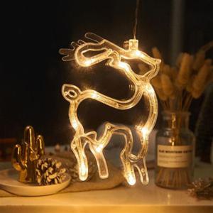 줄조명 데코용품 감성 행잉 LED 장식전구(사슴) 줄조명