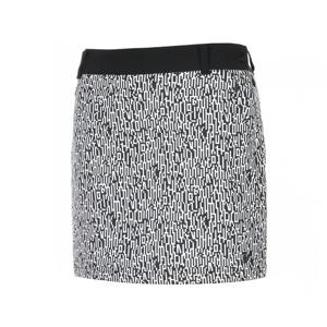 [볼빅어패럴] 여성 골프 레터링 비비드 큐롯 스커트 VLCUL918_BK