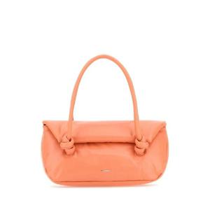JIL SANDER 복숭아 가죽 작은 매듭 손잡이 핸드백 J07ZH0020P6590 639